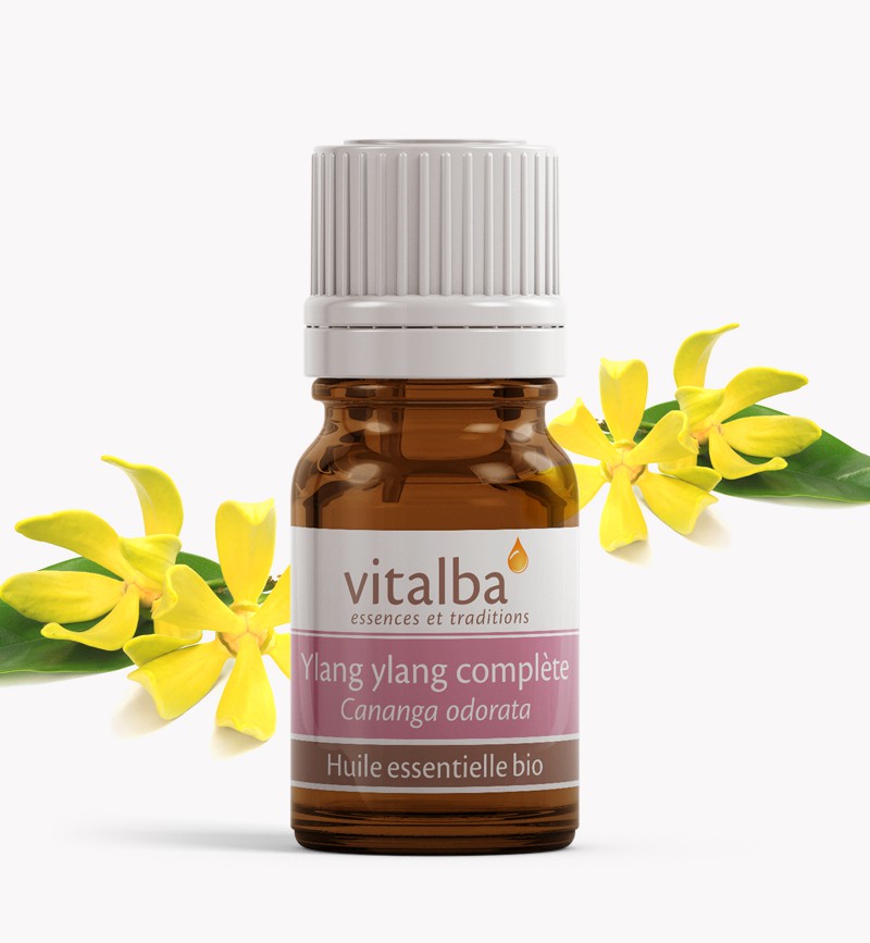 Huile essentielle d'Ylang ylang bio ecocert pour vaporisateur, HE huile  essentielle d'Ylang ylang